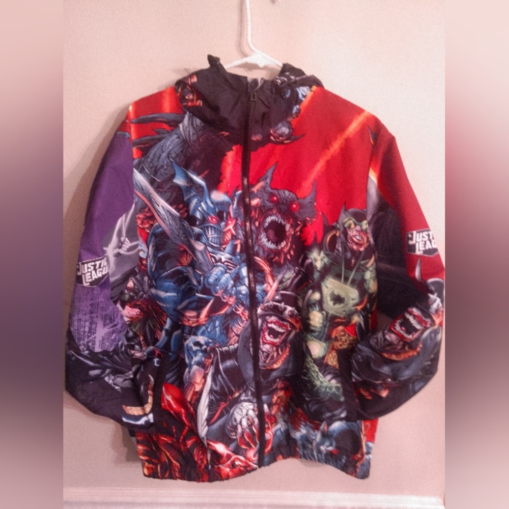 Dc comics windbreaker jacket